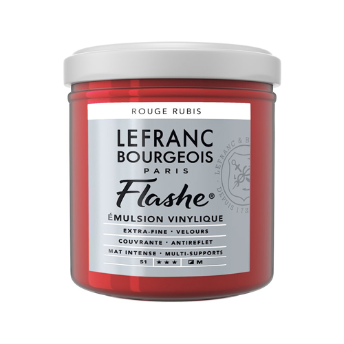 Flashe Vinyl Emulsion Paint - 125ml - Ruby Red