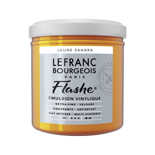 Flashe Vinyl Emulsion Paint - 125ml - Sahara Yellow