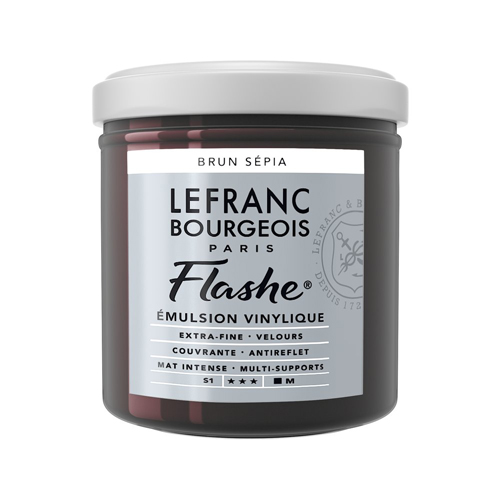 Flashe Vinyl Emulsion Paint - 125ml - Sepia Brown