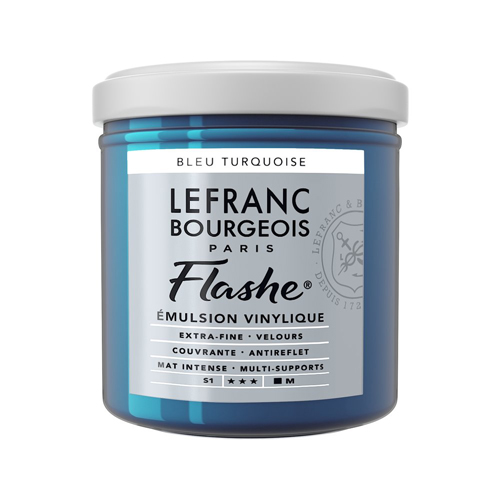 Flashe Vinyl Emulsion Paint - 125ml - Turquoise Blue