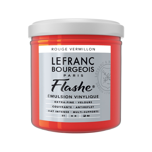 Flashe Vinyl Emulsion Paint - 125ml - Vermilion Red