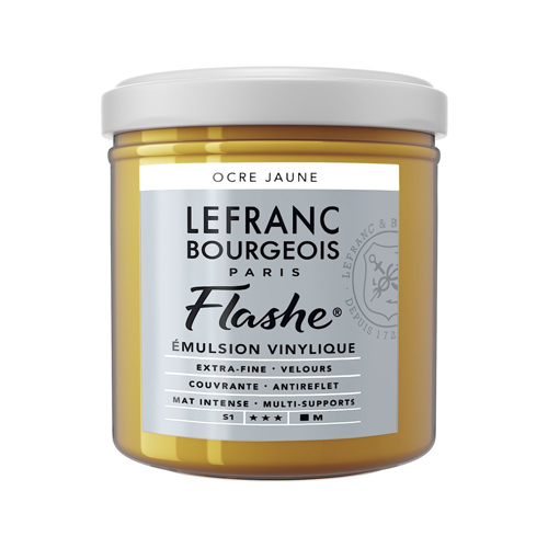 Flashe Vinyl Emulsion Paint - 125ml - Yellow Ochre