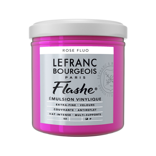 Flashe Vinyl Emulsion Paint - 125ml - Fluorescent Pink