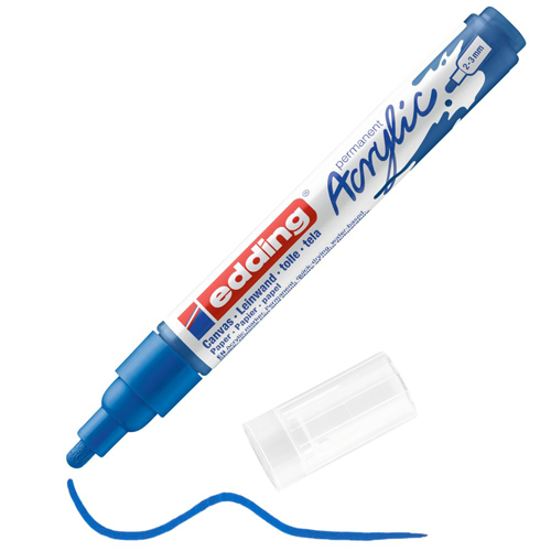 edding Acrylic Marker - Medium - Gentian Blue