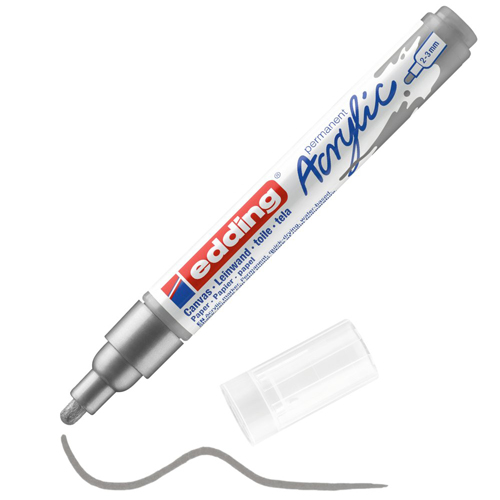 edding Acrylic Marker - Medium - Silver