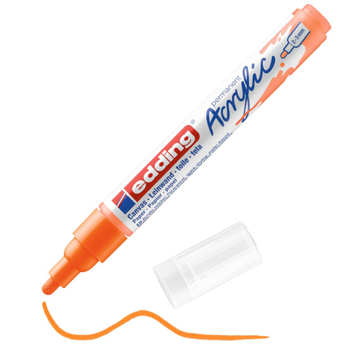 edding Acrylic Marker - Medium - Neon Orange