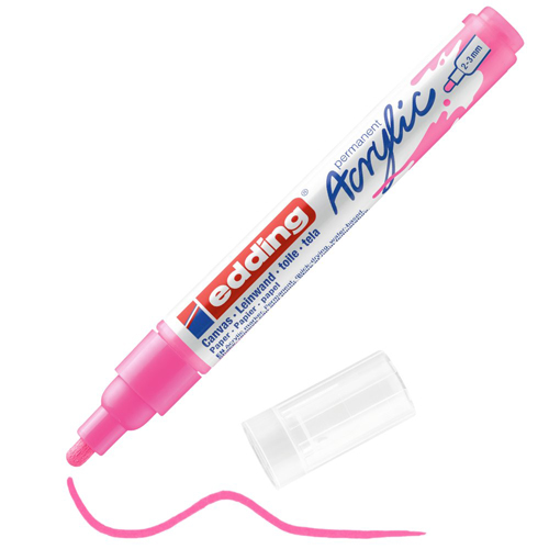 edding Acrylic Marker - Medium - Neon Pink