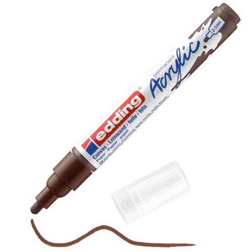 edding Acrylic Marker - Medium - Chocolate Brown