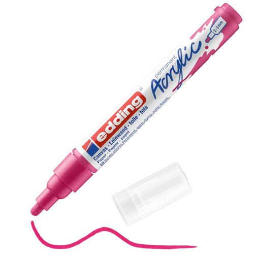 edding Acrylic Marker - Medium - Telemagenta