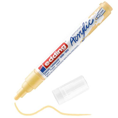 edding Acrylic Marker - Medium - Pastel Yellow