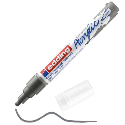 edding Acrylic Marker - Medium - Anthracite