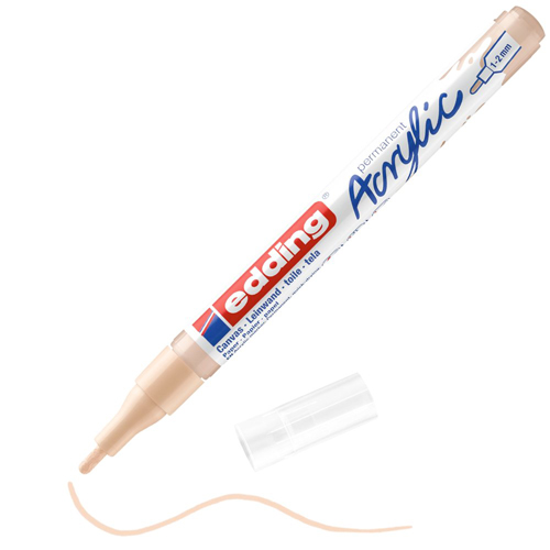 edding Acrylic Marker - Fine - Warm Beige