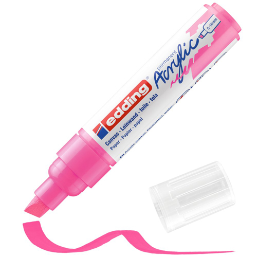 edding Acrylic Marker - Broad - Neon Pink