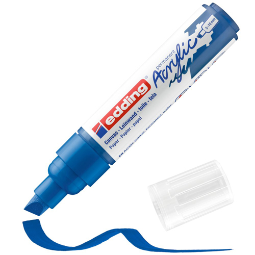 edding Acrylic Marker - Broad - Gentian Blue