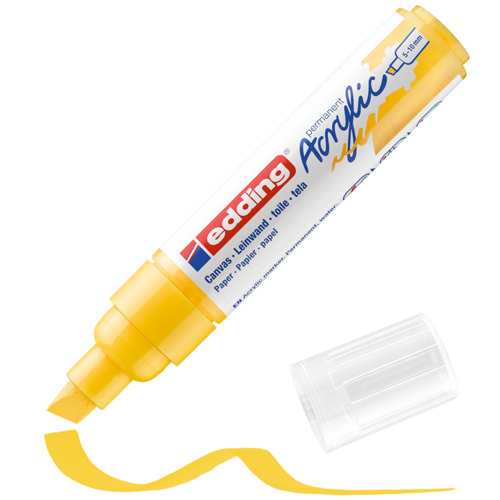 edding Acrylic Marker - Broad - Traffic Yellow
