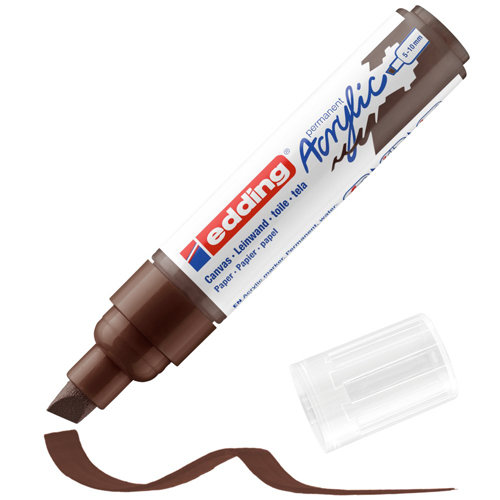 edding Acrylic Marker - Broad - Chocolate Brown