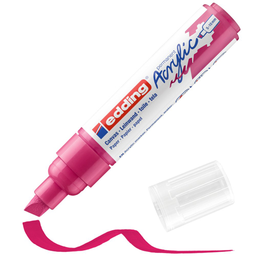 edding Acrylic Marker - Broad - Telemagenta