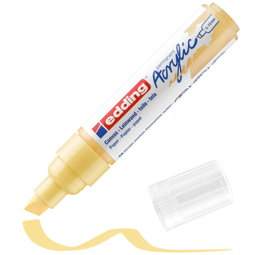 edding Acrylic Marker - Broad - Pastel Yellow