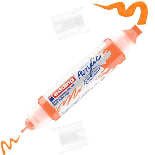 edding Acrylic 3D Double Liner - Neon Orange