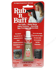 Rub N Buff Metallic Finish Gold Leaf 1/2oz Tube