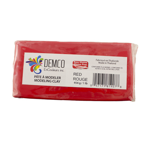 Demco Modelling Clay 1lb Red