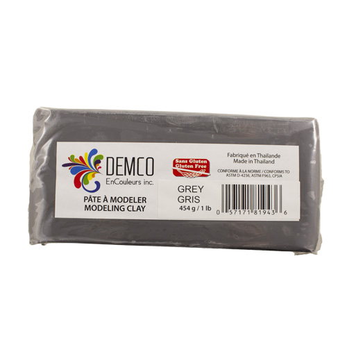 Demco Modelling Clay 1lb Grey