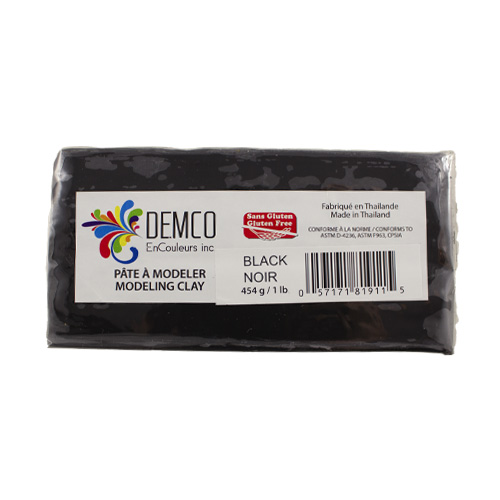 Demco Modelling Clay 1lb Black