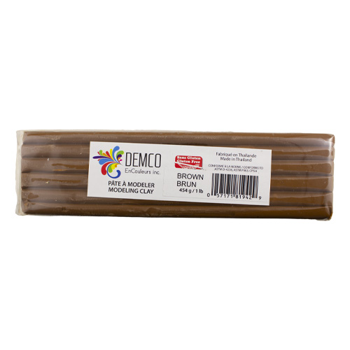 Demco Modelling Clay 1lb Brown