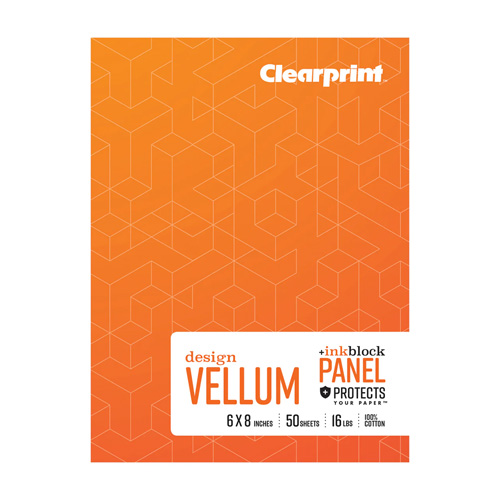 Clearprint Vellum Field Book - Plain - 6" x 8" - 50 sheets