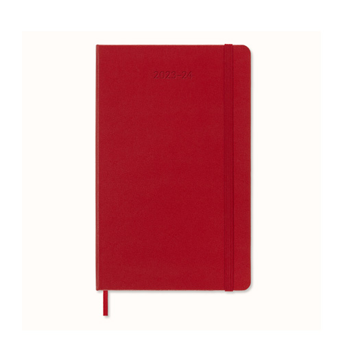 Moleskine 2023/2024 Weekly 18-month Planner - Pocket, Softcover, Red