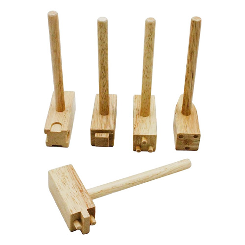 Clay Hammers Wood Set of 5