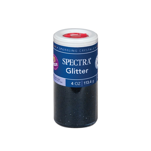 Glitter 4oz Shaker Bottle Black