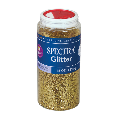 Glitter 1lb Shaker Bottle Gold