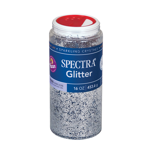 Glitter 1lb Shaker Bottle Silver