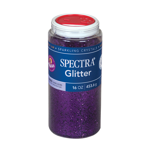 Glitter 1lb Shaker Bottle Purple