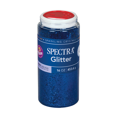 Glitter 1lb Shaker Bottle Blue