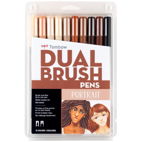 Tombow Dual Brush Pen - Set of 10 – Portrait