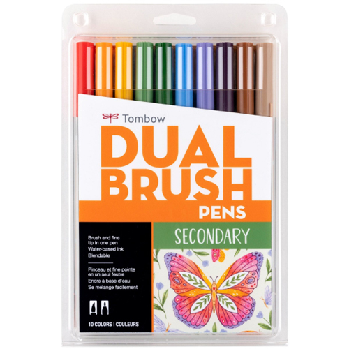 Tombow Dual Brush Pen - Set of 10 – Secondary