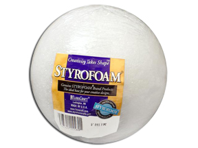 Styrofoam Ball 5"