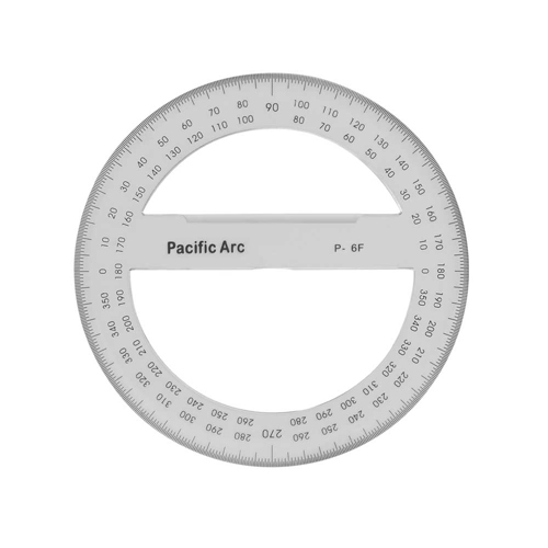Pacific Arc - Protractor - 6", 360 Degrees