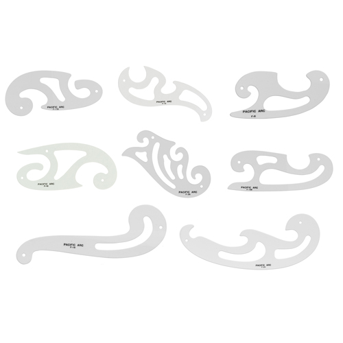 Pacific Arc - French Curve 8-piece Set