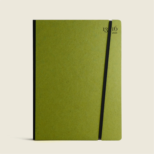 13 Sedicesimi Notebook Planner - 6" x 8" - Green