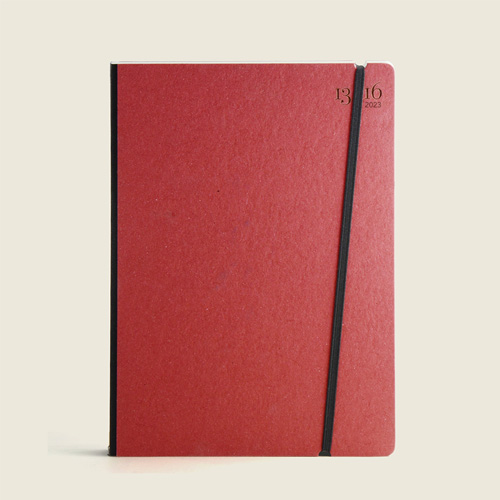 13 Sedicesimi Notebook Planner - 6" x 8" - Red