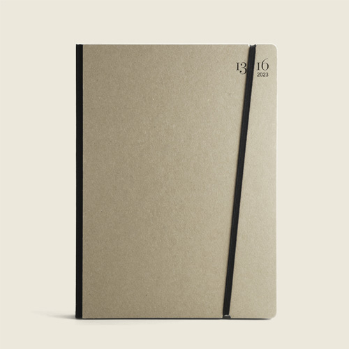 13 Sedicesimi Notebook Planner - 6" x 8" - Grey
