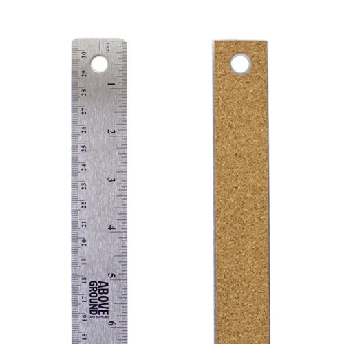 Steel Ruler Non Slip 36"