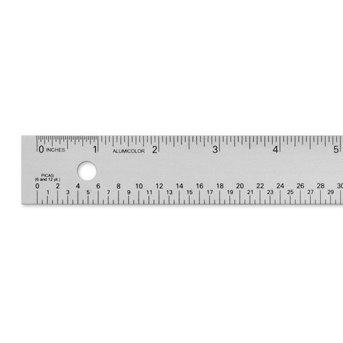 Schaedler Precision Ruler - 12 Inch Single C (Inch/Pica/Agate/More