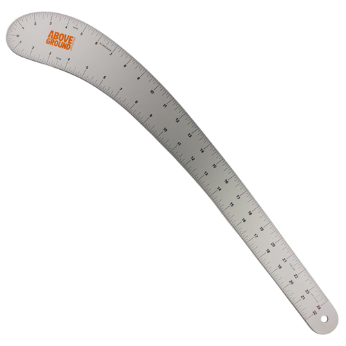 Above Ground Vary Form Curve Ruler - 24"