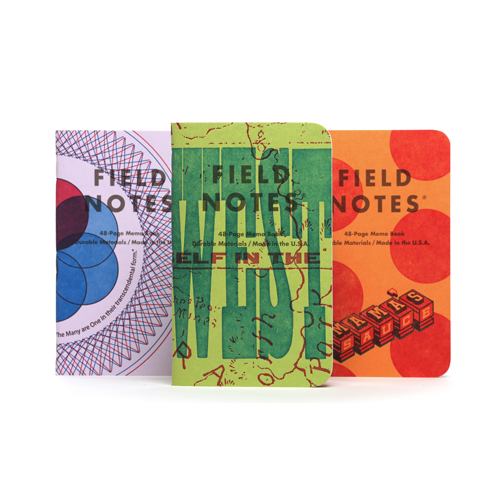 Field Notes - Graph Memo Books - 3-pack "A" - United States of Letterpress