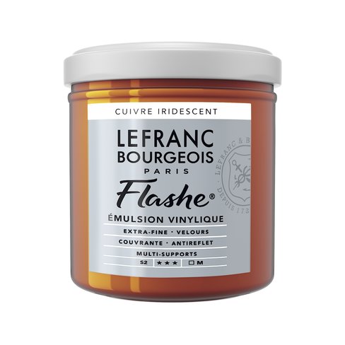 Flashe Vinyl Emulsion Paint - 125ml - Iridescent Copper