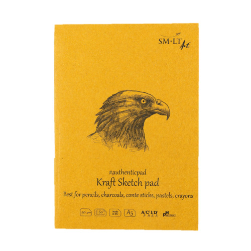 SM-LT Kraft Drawing Pad - A5